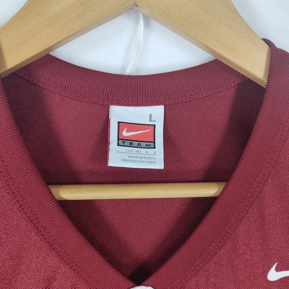 Nike Alabama Crimson Tide Jersey Womens Large Red 12 Football Top